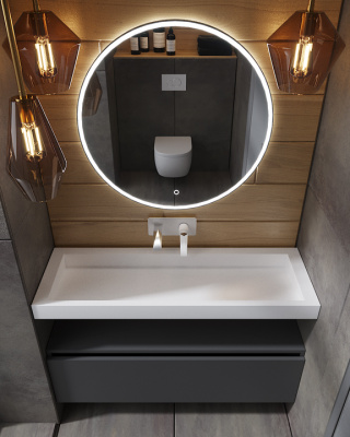 Раковина ArmadiArt Flat 859-120-1, белый