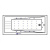 Ванна WHITECROSS Wave Slim 180x80 