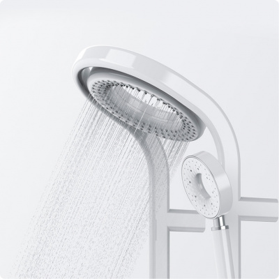 Душевая стойка с термостатом AQUAme (AQM8004W), белый