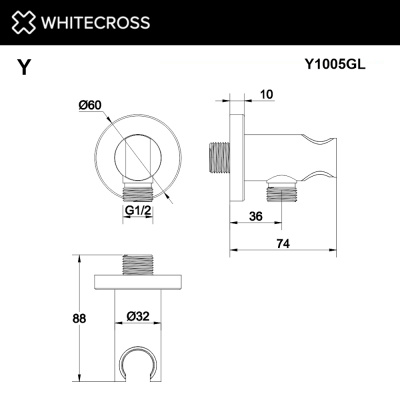 Шланговое подключение WHITECROSS Y Y1005GL