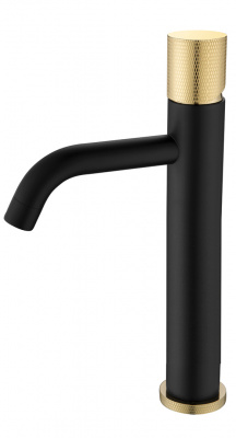 Смеситель для раковины Boheme Stick (122-BG.2), черный матовый