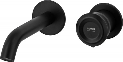 Встраиваемый смеситель REMER Element (ET15PNO), черный матовый