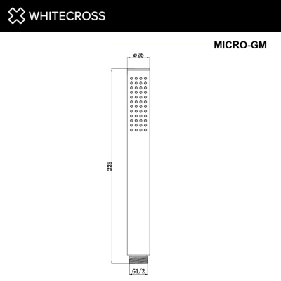 Ручной душ WHITECROSS MICRO-GM