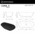 Ванна WHITECROSS Coral X 170x77 (черный глянец) иск. камень Ванна WHITECROSS Coral X 170x77 (черный глянец) иск. камень