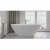 Ванна WHITECROSS Onyx D 160x75 иск. камень - Белый матовый