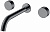 Смеситель для раковины Boheme Stick (152-2-SGM.4), графит глянцевый