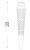 Ножки низкие ArmadiArt Vallessi Avantgarde Denti 847-W-25, 1 пара, белый Ножки низкие ArmadiArt Vallessi Avantgarde Denti 847-W-25, 1 пара, белый