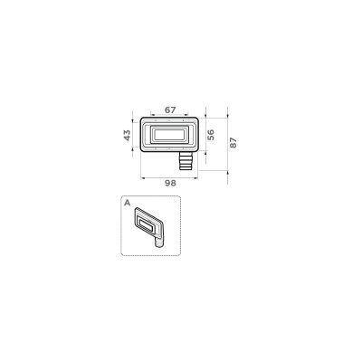 Универсальный перелив для моек Omoikiri OV-02-AB022 (4956724), античная латунь
