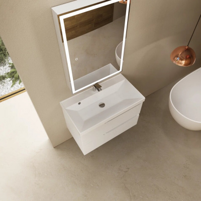 Тумба подвесная 80 см S3 AQUAme (AQM900380WH), белый