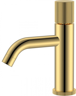 Смеситель для раковины Boheme Stick 121-GG.3, золото