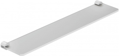 Полка стеклянная KLUDI Vela R (5897353), белый матовый