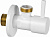 Кран угловой REMER Minimal (128L1212BO), белый матовый