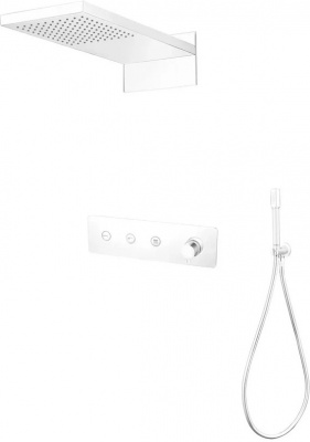 Встраиваемая душевая система Boheme Fusion 130-MW, белый