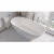 Ванна WHITECROSS Onyx D 160x75 иск. камень - Белый матовый