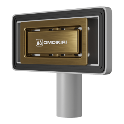 Универсальный перелив для моек Omoikiri OV-02-AB022 (4956724), античная латунь