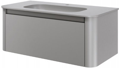 Тумба с раковиной 100 см ArmadiArt Voi (782-100-L/786-100-L), luna