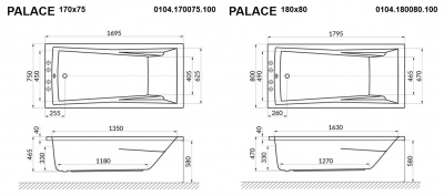 Ванна WHITECROSS Palace 
