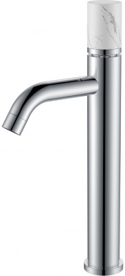 Смеситель для раковины Boheme Stick (122-CR-MR-W), хром