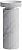 Раковина Ø40 см на пьедестале ArmadiArt Sole Corian (801-R-CLCT+801-Base-Rib-CLCT), calacatta