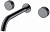 Смеситель для раковины Boheme Stick (152-2-SGM.3), графит глянцевый
