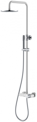 Душевая стойка Boheme Stick 128-WCR, белый