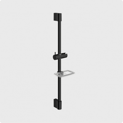 Душевая штанга 72 см AQUAme (AQM8203B), черный