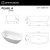 Ванна WHITECROSS Pearl A 155x80 (белый глянец) иск. камень Ванна WHITECROSS Pearl A 155x80 (белый глянец) иск. камень