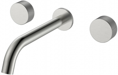 Смеситель для раковины Boheme Stick (152-2-NB.2), никель брашированный