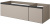 Тумба под раковину 140 см ArmadiArt Quatro 2 (790-M2-140-D-A), daphne/антрацит
