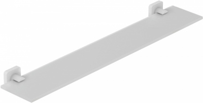 Полка стеклянная KLUDI Vela S (2597353), белый матовый