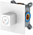 Встраиваемый смеситель автоматический Boheme Tech (154-5-MW), белый матовый