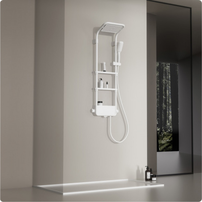Душевая стойка с термостатом AQUAme AQM8003W