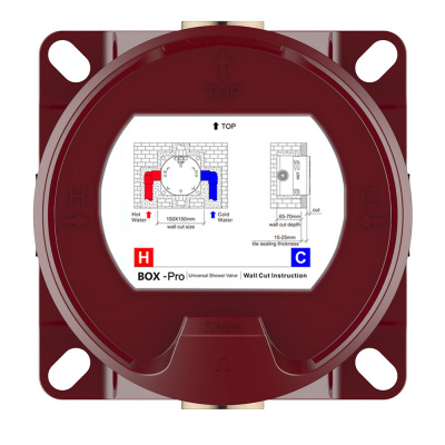 Душевая система с термостатом AQUAme (AQM8407MB), черный матовый