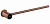 Полотенцесушитель электрический Boheme Stick (727-CB), базовый элемент медь брашированная