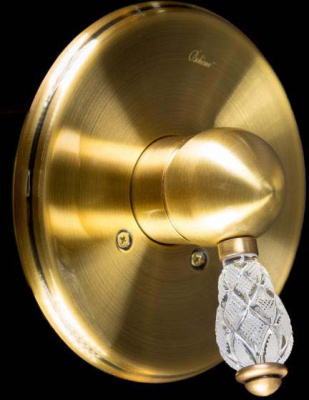 Смеситель для душа Boheme Cristal (305-CRST), бронза