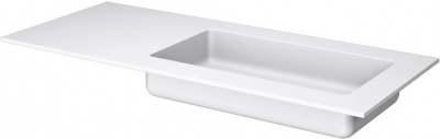 Раковина 121 см ArmadiArt Quatro 793-120-W-R