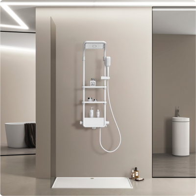 Душевая стойка с термостатом AQUAme AQM8003W