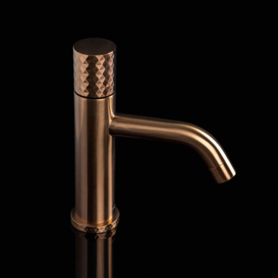 Смеситель для раковины Boheme Stick (121-BRB), бронза брашированная