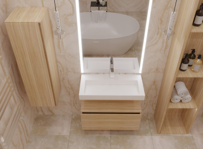 Раковина ArmadiArt Flat 859-080, белый