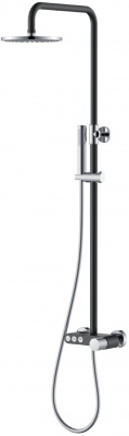 Душевая стойка Boheme Stick 128-BCR.2, черный