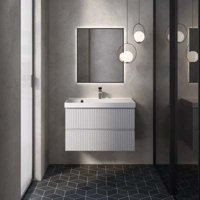Тумба подвесная 80 см S1 AQUAme (AQM900180WH), белый