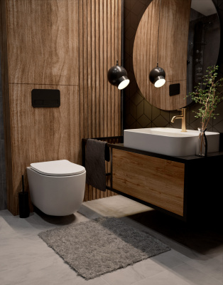 Смеситель для раковины AQUAme Siena (AQM6210GG), золото