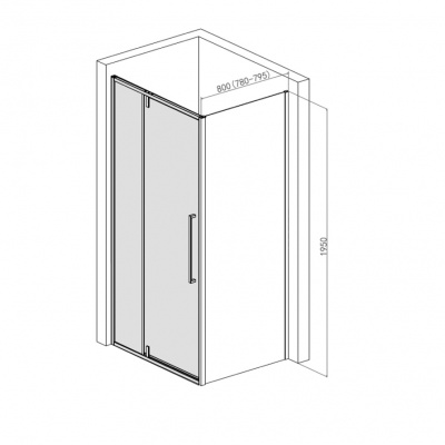 Боковая панель AQUAme AQM7111-2 90х195 см