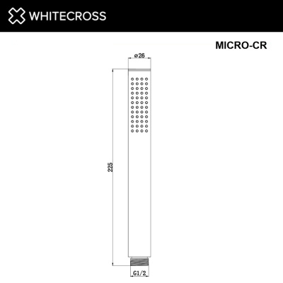 Ручной душ WHITECROSS MICRO-CR