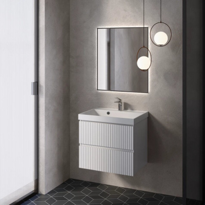 Тумба подвесная 60 см S1 AQUAme (AQM900160WH), белый