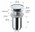Донный клапан без перелива REMER (904CC114NO), черный матовый