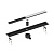 Душевой лоток TIMO Drain System 600 Plate (DS230206/03), черный матовый