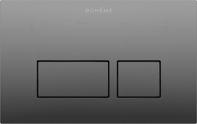 Кнопка Boheme (664-SGM), графит глянцевый