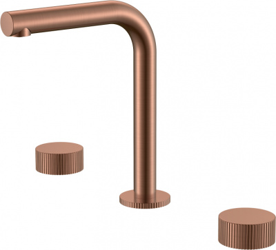 Смеситель для раковины Boheme Stick (152-CB.3), медь брашированная