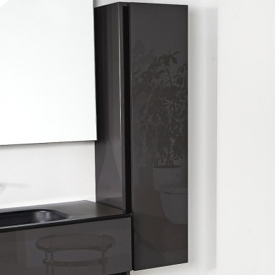Пенал 35 см ArmadiArt Vallessi (836-A glossy), антрацит